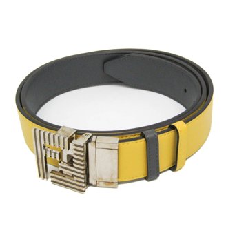 Pre-Owned Burberry Belt Beige PVC Leather Fashion Nova Check  display picture 1