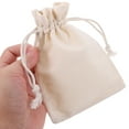 thumbnail image 4 of Phenofice 10Set Drawstring Bags Beige Cloth Jute Cotton for Drawstring Canvas Bag Daily Life, 4 of 8