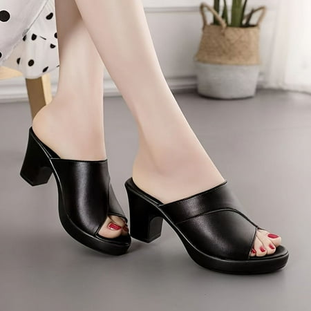 

Women s Block Open Toe Dress Heeled Sandals - for Stylish Comfort