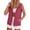 Red, variant on Hooded Vest for Women Sleeveless Zip up Lightweight Breathable Shirts with Pocket, Flattering Fit Layering Vest QURATI