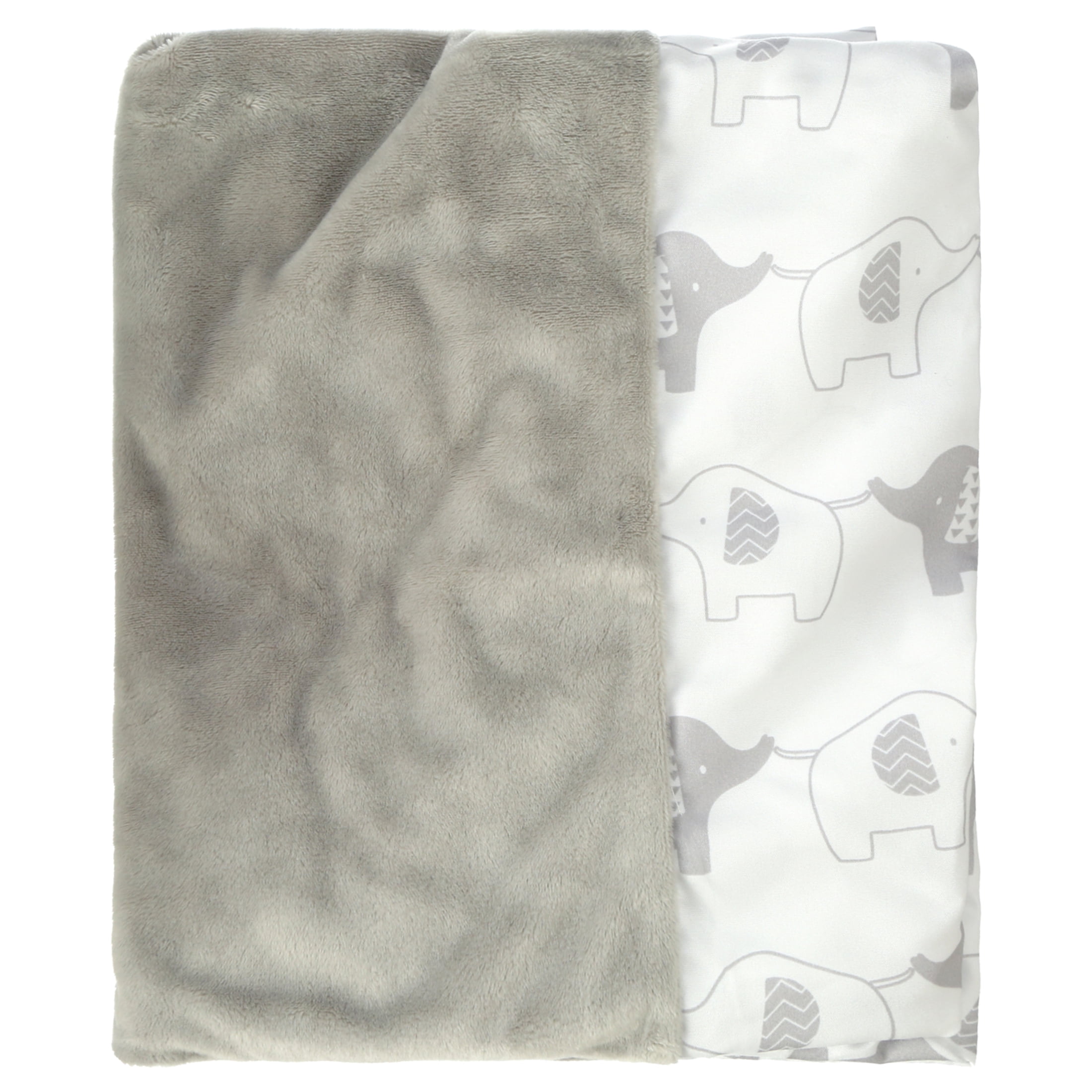 Little Love by NoJo Contoured Changing Pad Cover, Gray
