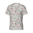 thumbnail image 5 of Vsdgher Fairy Floral Print Men's Dry Fit Mesh Athletic Shirts Moisture Wicking Tennis T-Shirt Tops, 5 of 9