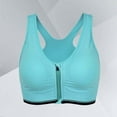 thumbnail image 5 of CATIEBYE Women’s Shockproof Sports Bra Vest, Green, Comfortable Support for Running, Gym, Yoga - 1 Piece, 5 of 6