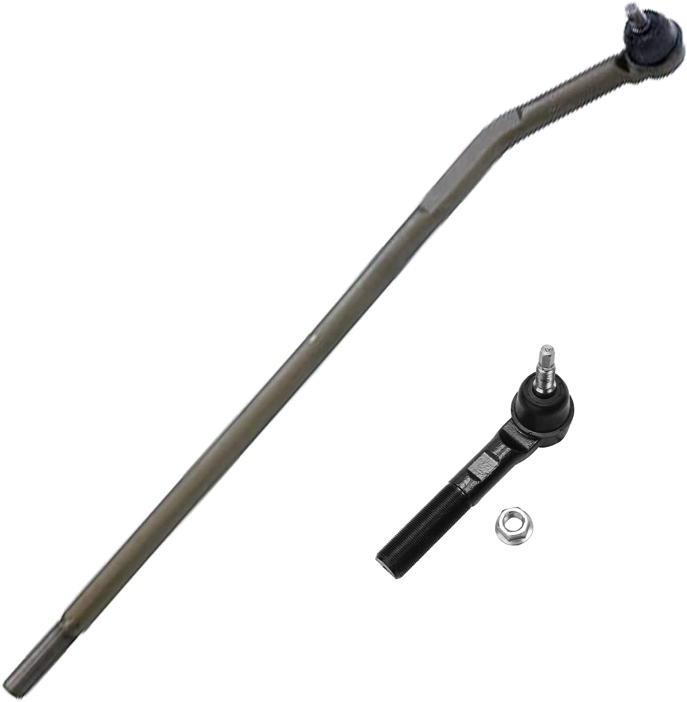 Detroit Axle - Front 8pc Suspension Kit for 07-17 Jeep Wrangler, 18 Wrangler JK, Tie Rod End Links Lower Upper Ball Joints 2007 2008 2009 2010 2011 2012 2013 2014 2015 2016 2017