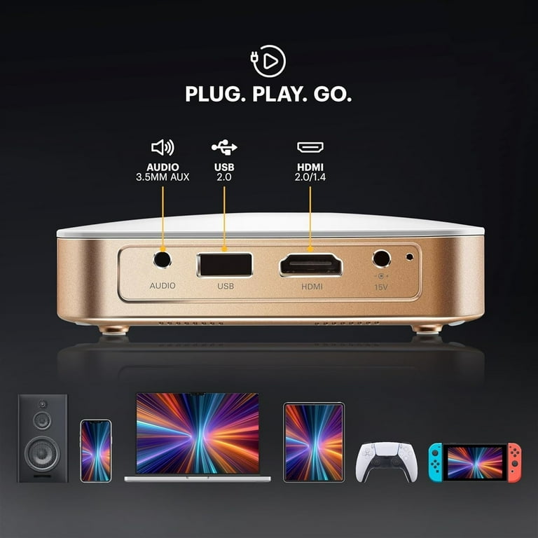 Kodak Luma 350 Smart Projector, Portable Pico Projector with