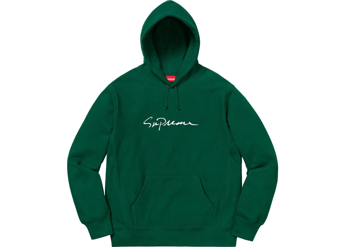 supreme classic script hoodie