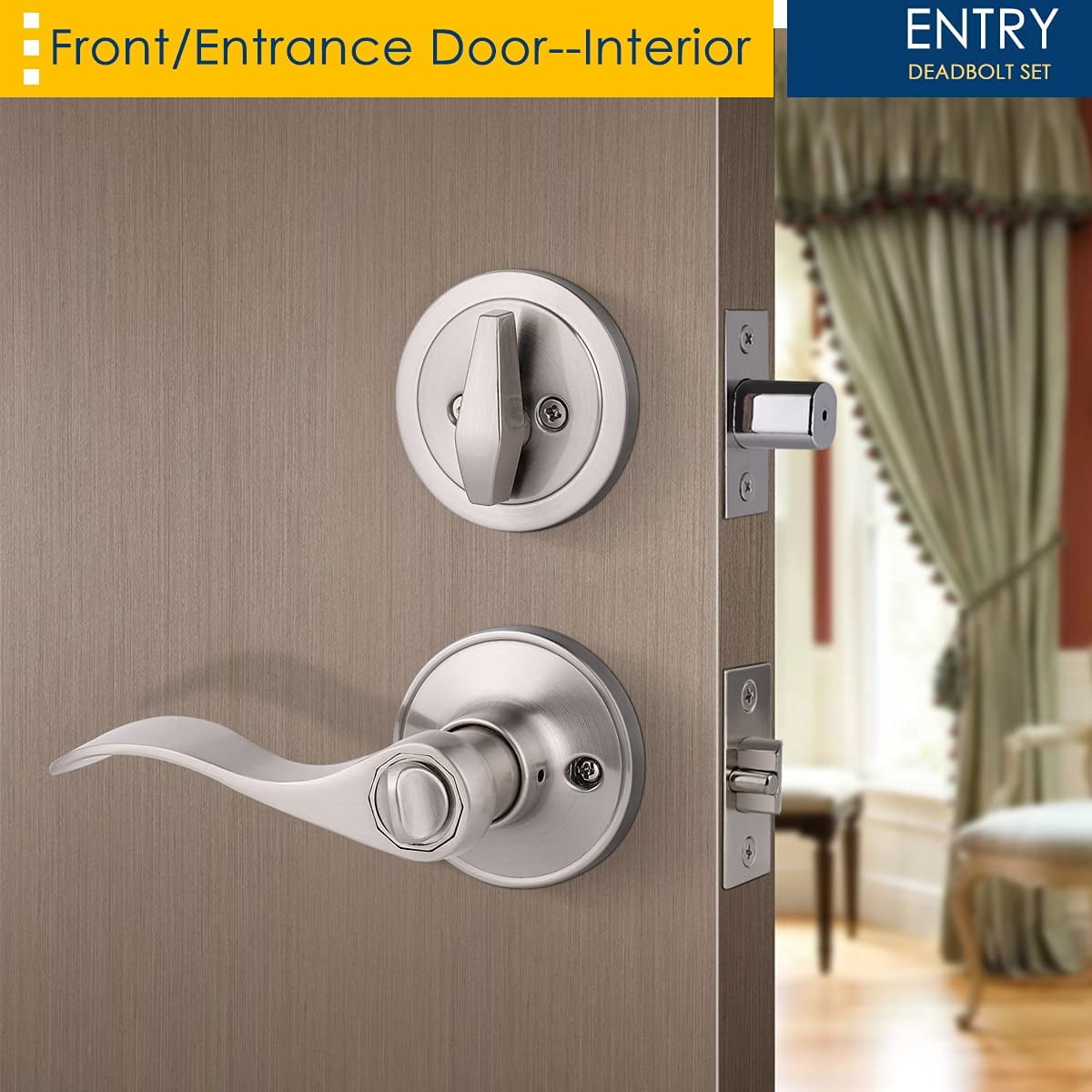 Keyed Entry Door Lock Set, Keyed Alike Single Cylinder Deadbolt