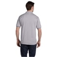 thumbnail image 2 of Hanes 5.2 oz. 50/50 ComfortBlend EcoSmart Jersey Knit Men Polo Light Steel Medium, 2 of 3