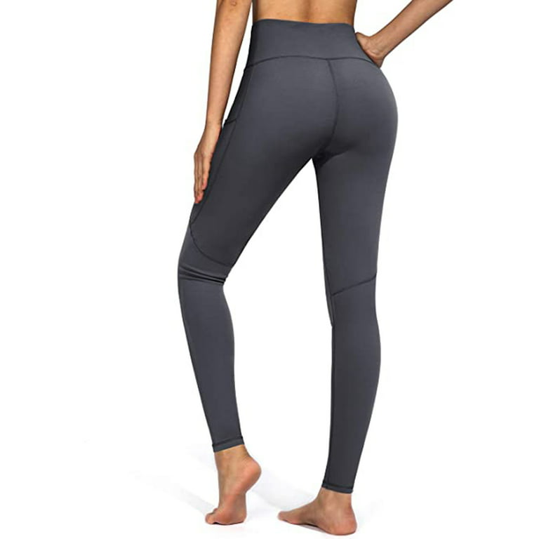 Aayomet Womens Yoga Pants Fitness Leggings Print Yoga Sports Workout  Women's Pants Running Pants,Gray XXL 