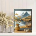 thumbnail image 2 of Mountain Lake Landscape Canvas Wall Art， Perfect for Living Room，Dining Room， and Hallway Decoration., 2 of 8