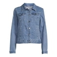 thumbnail image 5 of Time and Tru Women's Button Down Denim Jacket, Sizes XS-XXXL, 5 of 5