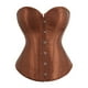 thumbnail image 1 of Vestido body de encaje liso para mujer, top de satén con forma de mujer, 1 of 2