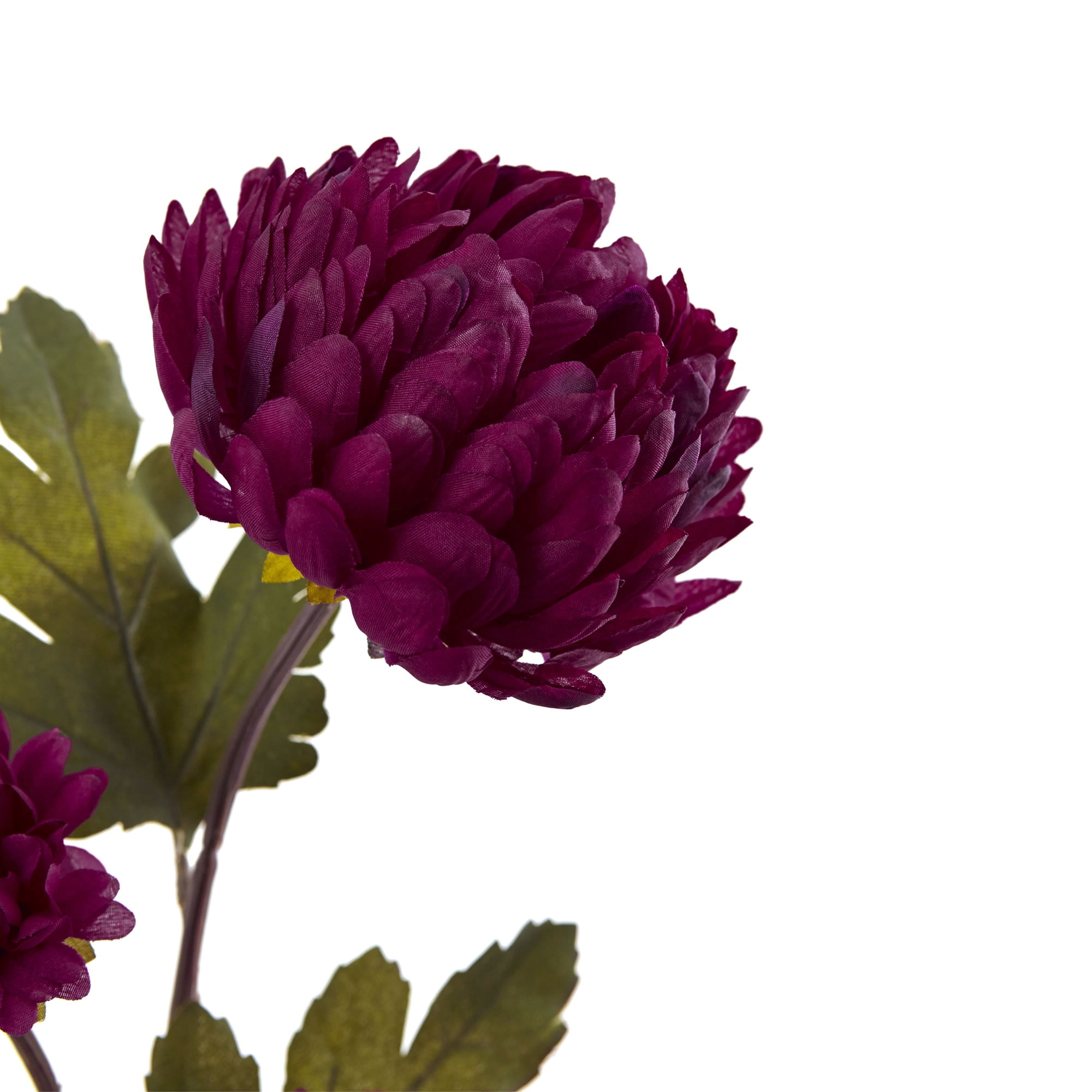 Nearly Natural 29in. Chrysanthemum Artificial Flower (Set of 12), Red