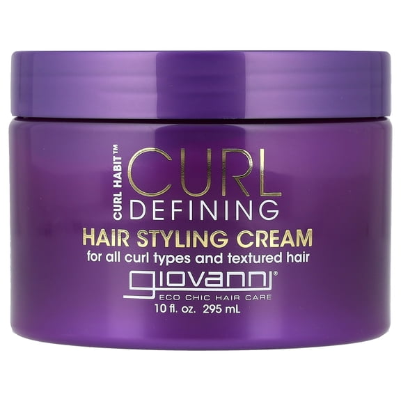 Giovanni Curl Habit, Curl Defining Hair Styling Cream, For All Curl Types, 10 fl oz (295 ml)