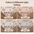 thumbnail image 7 of Design&I 6'x9' Washable Area Rug Vintage Medallion Garden Scrollwork Symmetrical Blossom Ornate Border for Dining Room, Under Table, Office, Snag-Free, 7 of 7