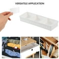 thumbnail image 4 of Drawer Divider Compartment Organizer Dividers Plastic Clear Dressing Table Small 32 Pcs, 4 of 6