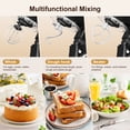 thumbnail image 5 of CUOCCO PRO 1000W Stand Mixer - Electric Stand Mixer with 5.5Qt Bowl, 11 Speeds, Dough Hook & Whisk & Beater, Tilt-Head, Dishwasher Safe, Suction Base, Black, 5 of 10