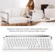 thumbnail image 4 of Teclado Mecánnico para mácina de escreto contruptor Rojo, teclado para juegos con retroiluminaciónico rgb de 100 teclas con soporte para tableta, 5.1, cable de usb, párr., 4 of 7