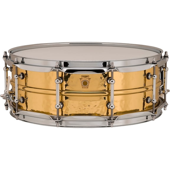Ludwig Hammered Snare Drum with Tube Lugs 14 x 5 in. Brass