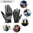 thumbnail image 7 of INBIKE Mountain Bike Gloves MTB Touchscreen with Thicken EVA Padded & TPR Knuckle Protection Road Bike Gloves Grey X-Large, 7 of 7