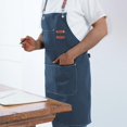 thumbnail image 2 of Work Apron Adjustable Strap Gardening Apron for Restaurant, 2 of 8