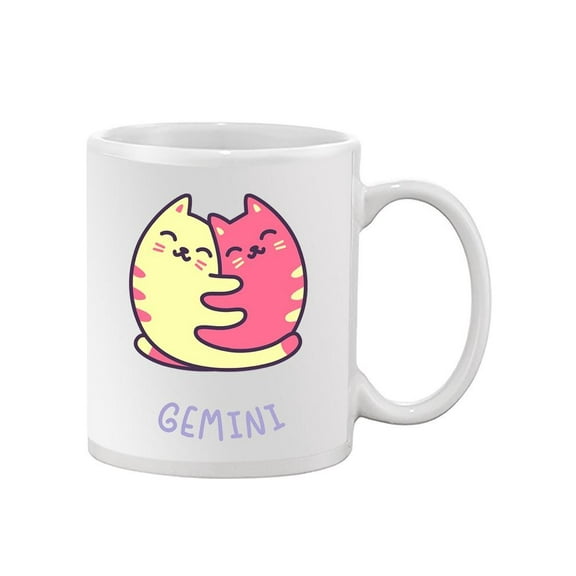 Gemini Cat Design. Mug  -Image by Shutterstock,