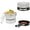 White, variant on 500W Split Portable Electric Hot Pot, 1.6L 304 Stainless Steel Multi-Cooker with Soup Pot & Frying Pan, 8 Temp Control Non-Stick Mini Cooker(Green)