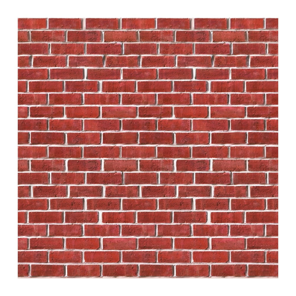 Christmas Party Decorative Brick Wall Backdrop 6 Pack (1/pkg