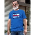 thumbnail image 2 of Happy July 4Th And My Birthday T-Shirt Men -Image by Shutterstock, Male 5X-Large, 2 of 4