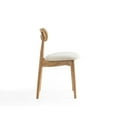 thumbnail image 5 of Manhattan Comfort Colbert 18.11" Wood Dining Chair in Natural/Oatmeal (Set of 2), 5 of 7