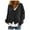 Black womens coat, variant on Gifts Womens Winter Sweater Coat Womens Fuzzy Fleece Sweater Coats Tops Button Down Casual Solid Plus Size Outerwear Long Sleeve Comfy Knitted Sweater Cardigan Sweater Coat