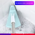 thumbnail image 7 of Long Extendable Handle Floor Cleaning Brush with Detachable Head | Rotatable & Bendable Design for Hard-to-Reach Corners | Stiff Bristles for Tile, Grout, Bathtub & Ceiling Fans | 1-Pack, 7 of 7
