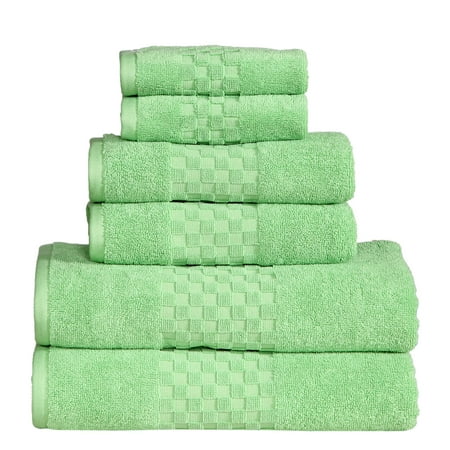 Luxury Ringspun Cotton 6 Piece Towel Set by Feather & Stitch NY