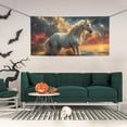 thumbnail image 2 of Lsque Starry Sky White Horse Pattern Party Banner, Festive Banner , Holiday Celebrations and Events for Carnival Birthday Party Festival Decorations-Small, 2 of 8