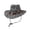 Grey, variant on Kids Outdoor Cowboy Hat for Children Classic Western Style Sun Hat with Woven Cord and Wind Design