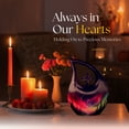 thumbnail image 5 of MUKTIVE Aurora Borealis Human Remains, Cremation Urn for Adult Men & Women, (1 Large 10 ", 4 Keepsake 3 "), Combo Sets With Velvet Bag, Urns, Unique Urn for Ashes for Women & Men, 5 of 7