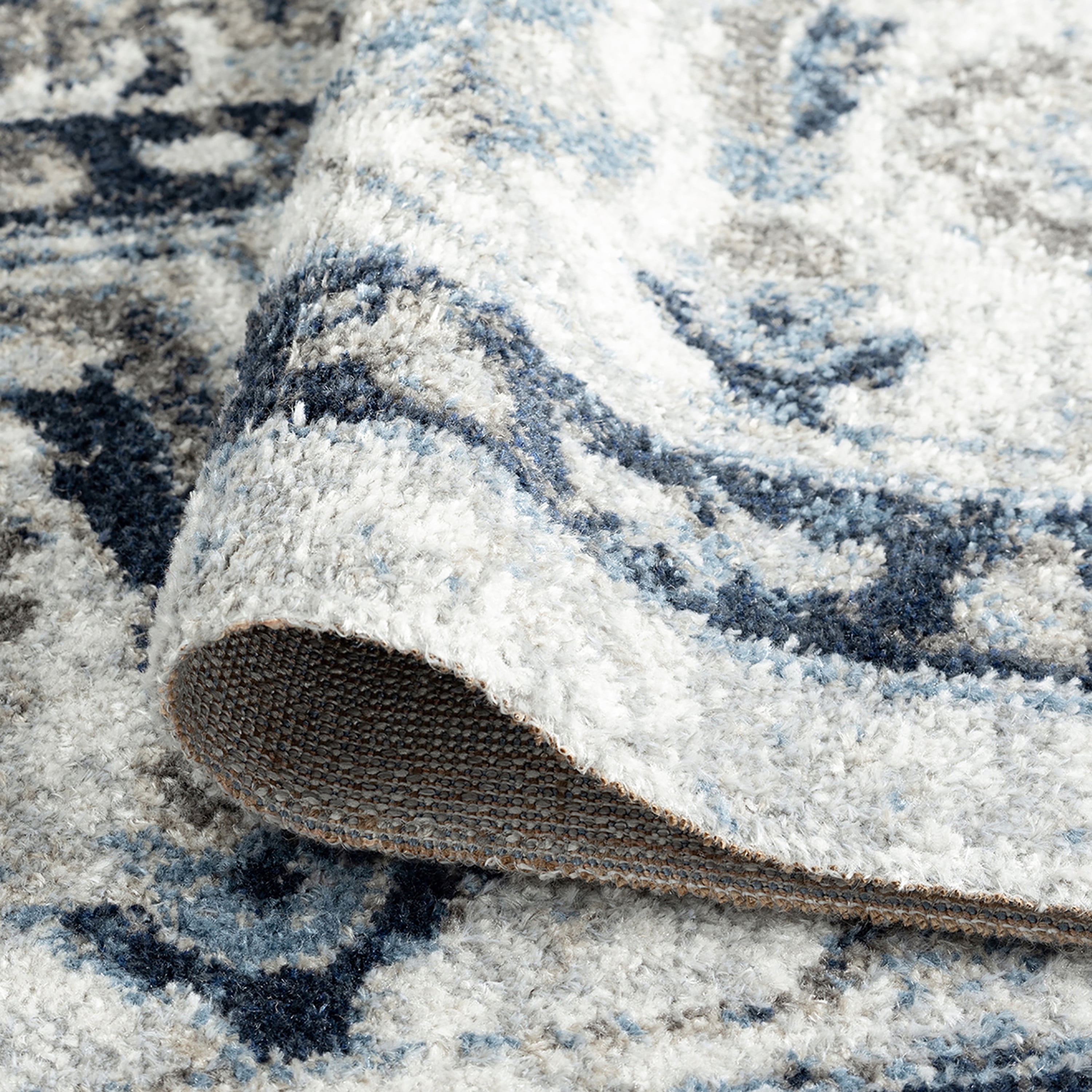 Traditional 9x12 Area Rug (8'9'' x 11'3'') Oriental Cream, Cream Living Room Easy to Clean