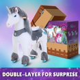 thumbnail image 5 of PonyCycle Interactive Unicorn Ride-On Toy, Touch Sound, Kid-Powered, Ages 4-7, Gray, Y456, 5 of 9