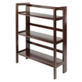 thumbnail image 2 of Winsome Torino 3-Pc Folding Storage Shelf Set w/ Fabric Basket, 2 of 11