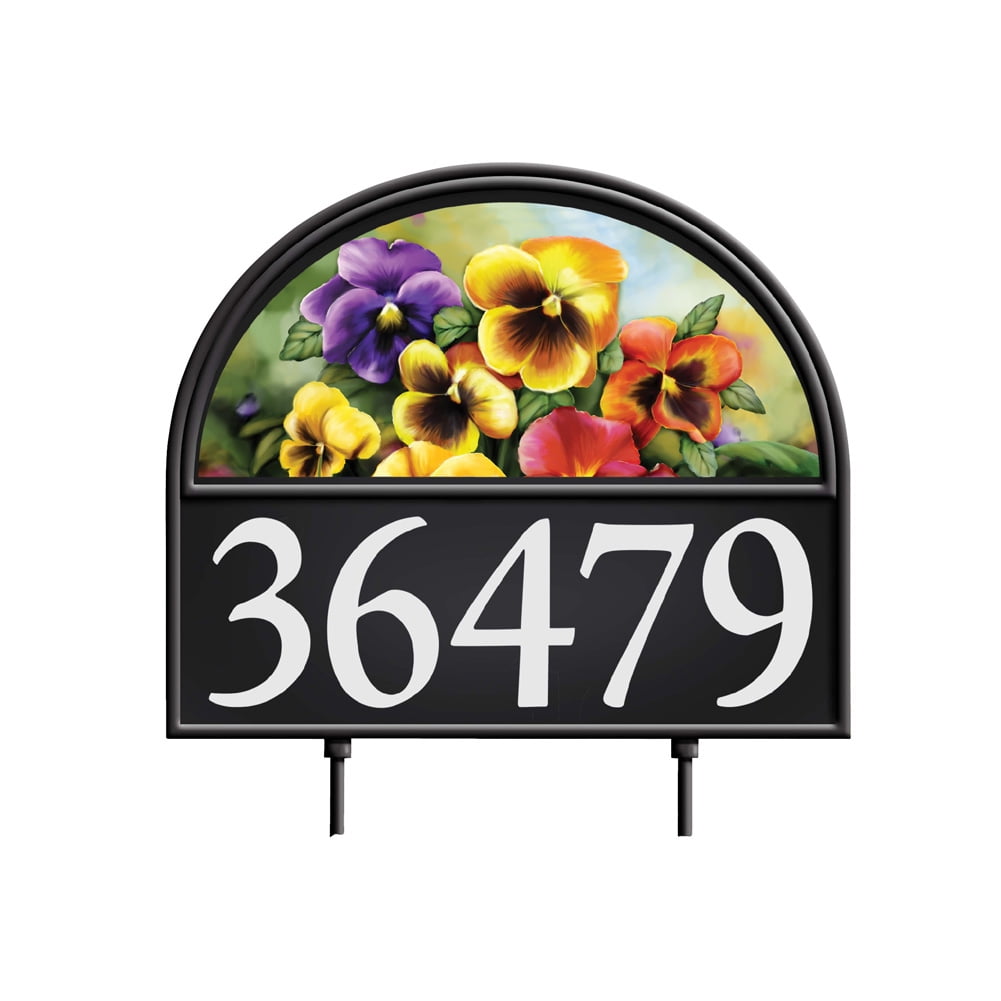 Four Seasons Interchangeable Home Address Marker Garden Stake 