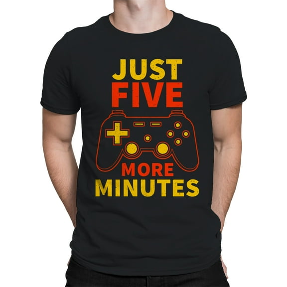 Just Five More Minutes Gamer T-Shirt Men