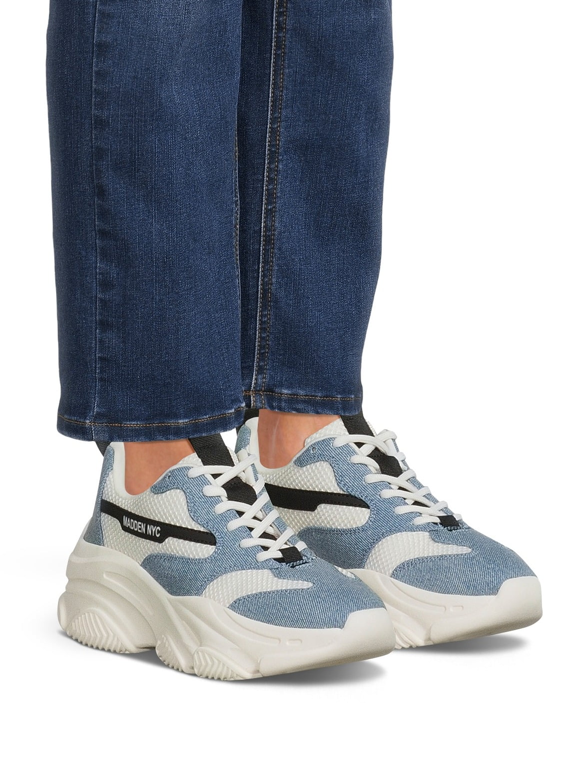 Madden NYC Womens Dad Lace-up Sneakers