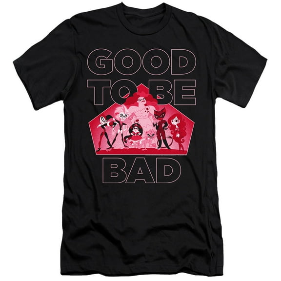 Dc Superhero Girls/Good To Be Bad HBO S/S Adult 30/1 T-Shirt Black