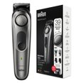 thumbnail image 6 of Braun Beard Trimmer BT7220, Hair Clipper for Men, 39 Length Settings, Black/Grey Metal, 6 of 14