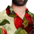 thumbnail image 5 of Fruit Men's Short Sleeve Button Down Spread Collar Beach Shirts, 5 of 6