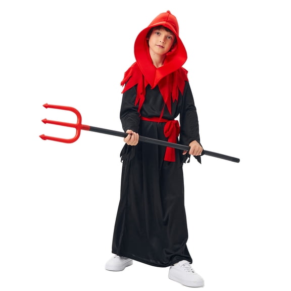 Kids Gothic Vampire Costume Kids Devil Costume for Halloween Cosplay