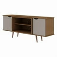 thumbnail image 2 of Manhattan Comfort Hampton Wood TV Stand for TVs up to 55" in Maple/Off White, 2 of 11
