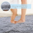thumbnail image 4 of Fluffy Carpet for Bedroom, 4x6 Rug Soft Indoor Small Shag Area Rug, Machine Washable Rug for Living Room, Non Slip Gray Throw Rugs for Kids Room, Fuzzy Modern Home Decor, 4 of 5