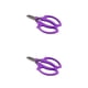 thumbnail image 1 of Ounissouiy Tijeras de plástico, pelador de hojas de tallo, eliminación de rebabas, herramientas de corte DIY, suministros para dispositivos, Púrpura 2piezas, 1 of 6