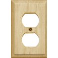 thumbnail image 1 of Atron Electro Industries Traditional Unfinished Wood Duplex Wall Plate, 1 of 1